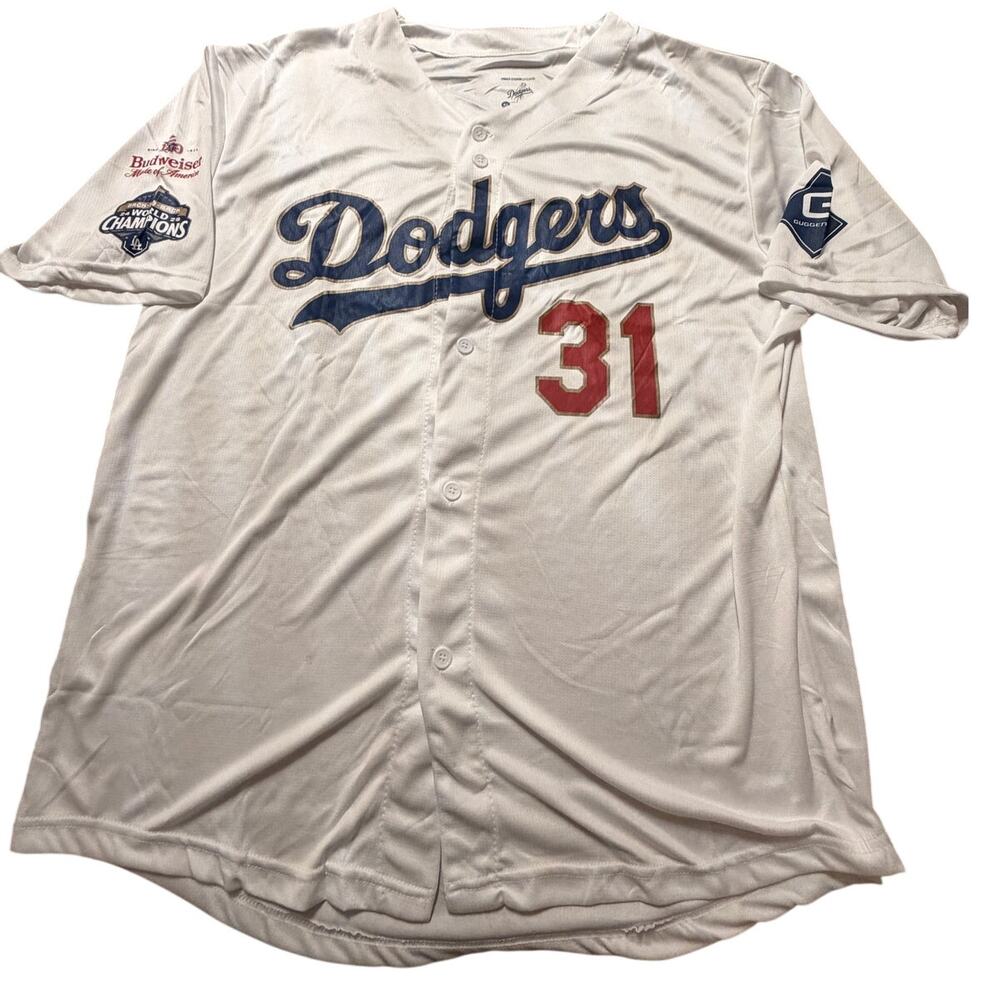 Dodgers Glasnow 31 Jersey XL White Limited Edition Stadium Exclusive MLB Shirt